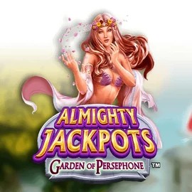 Almighty Jackpots: Garden of Persephone by Novomatic, showcased at slotlaircasino.eu – game logo
