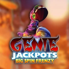 Genie Jackpots: Big Spin Frenzy online game logo by Blueprint Gaming on slotlaircasino.eu