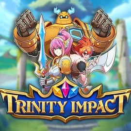 Trinity Impact slot logo by Play'n GO at Slotlair Casino